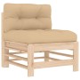 5-piece garden furniture set with solid wood cushions by vidaXL, Garden sets - Ref: Foro24-3186067, Price: 407,62 €, Discount: %