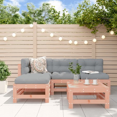 5-piece garden furniture set with Douglas fir wood cushions by vidaXL, Garden sets - Ref: Foro24-3186072, Price: 416,91 €, Di...