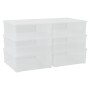 Cajas de almacenaje apilables 6 uds plástico 5 L de vidaXL, Cestas para almacenaje - Ref: Foro24-154986, Precio: 30,53 €, Des...