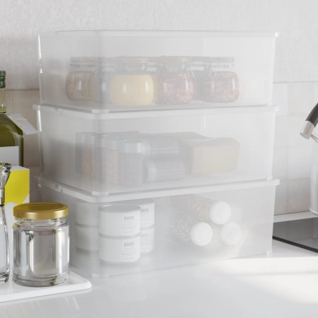 Stackable storage boxes 3 pcs plastic 10 L by vidaXL, Storage baskets - Ref: Foro24-154987, Price: 29,67 €, Discount: %