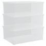 Cajas de almacenaje apilables 3 uds plástico 10 L de vidaXL, Cestas para almacenaje - Ref: Foro24-154987, Precio: 29,67 €, De...