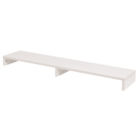 Spanplatten-Displayträger 110x23,5x9 cm weiß von vidaXL, TV-Möbel - Ref: Foro24-243663, Preis: 58,99 €, Rabatt: %