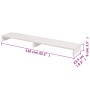 Soporte para pantalla de aglomerado 110x23,5x9 cm blanco de vidaXL, Muebles TV - Ref: Foro24-243663, Precio: 58,03 €, Descuen...