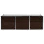 Galvanized steel brown flowerbed 240x80x77 cm by vidaXL, Pots and planters - Ref: Foro24-45713, Price: 79,65 €, Discount: %