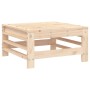 Garden stool with solid pine wood cushion by vidaXL, Modular outdoor sofas - Ref: Foro24-825667, Price: 53,99 €, Discount: %