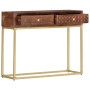 Solid mango wood console table 90x30x75 cm by vidaXL, Side tables - Ref: Foro24-286555, Price: 202,34 €, Discount: %