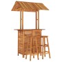 Juego muebles de bar de jardín 3 piezas madera maciza de acacia de vidaXL, Conjuntos de jardín - Ref: Foro24-3116006, Precio:...