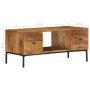 Mesa de centro de madera maciza de mango 90x45x40cm de vidaXL, Mesas de centro - Ref: Foro24-286559, Precio: 166,40 €, Descue...