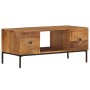 Mesa de centro de madera maciza de mango 90x45x40cm de vidaXL, Mesas de centro - Ref: Foro24-286559, Precio: 166,40 €, Descue...