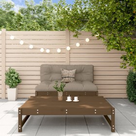 Garden furniture set 2 pieces and honey brown solid wood cushions by vidaXL, Garden sets - Ref: Foro24-3186105, Price: 360,99...