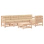 6-piece garden furniture set and solid wood cushions by vidaXL, Garden sets - Ref: Foro24-3185997, Price: 530,17 €, Discount: %