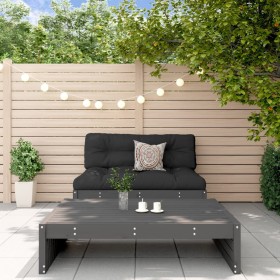 Garden furniture set 2 pieces and gray solid wood cushions by vidaXL, Garden sets - Ref: Foro24-3186132, Price: 370,99 €, Dis...