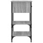 Mesitas noche 2 uds madera ingeniería gris Sonoma 34x36x70 cm de vidaXL, Mesitas de noche - Ref: Foro24-825980, Precio: 77,66...