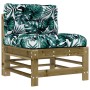 Garden furniture set 6 pieces and cushions made of impregnated pine wood by vidaXL, Garden sets - Ref: Foro24-3186010, Price:...