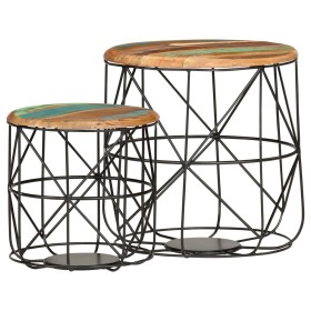 Coffee tables 2 units recycled solid wood by vidaXL, Coffee table - Ref: Foro24-286578, Price: 101,99 €, Discount: %