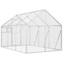 Silver aluminum birdhouse 1.79x3x1.85 m by vidaXL, Feet and bird cages - Ref: Foro24-3155796, Price: 465,23 €, Discount: %