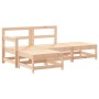 4-piece garden furniture set and solid wood cushions by vidaXL, Garden sets - Ref: Foro24-3186018, Price: 309,54 €, Discount: %