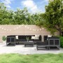 Garden furniture set 10 pieces and gray solid wood cushions by vidaXL, Garden sets - Ref: Foro24-3186076, Price: 1,00 €, Disc...