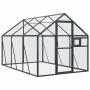 Anthrazitgraues Vogelhaus aus Aluminium 1,79 x 3 x 1,85 m von vidaXL, Füße und Vogelkäfige - Ref: Foro24-3155802, Preis: 332,...