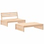 2-teiliges Gartenmöbel-Set und Massivholzkissen von vidaXL, Gartensets - Ref: Foro24-3186130, Preis: 317,75 €, Rabatt: %