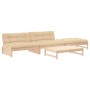 4-piece garden furniture set and solid wood cushions by vidaXL, Garden sets - Ref: Foro24-3186109, Price: 633,50 €, Discount: %