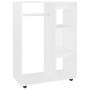 White engineered wood cabinet 80x40x110 cm by vidaXL, Wardrobes - Ref: Foro24-808513, Price: 75,49 €, Discount: %