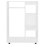 White engineered wood cabinet 80x40x110 cm by vidaXL, Wardrobes - Ref: Foro24-808513, Price: 75,49 €, Discount: %