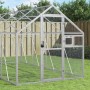 Silberfarbenes Aluminium-Vogelhaus 1,79 x 6 x 1,85 m von vidaXL, Füße und Vogelkäfige - Ref: Foro24-3155798, Preis: 647,99 €,...