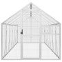 Silberfarbenes Aluminium-Vogelhaus 1,79 x 6 x 1,85 m von vidaXL, Füße und Vogelkäfige - Ref: Foro24-3155798, Preis: 647,99 €,...