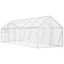 Silberfarbenes Aluminium-Vogelhaus 1,79 x 6 x 1,85 m von vidaXL, Füße und Vogelkäfige - Ref: Foro24-3155798, Preis: 647,99 €,...