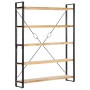 5-tier solid mango wood shelf 140x30x180 cm by vidaXL, Bookcases and shelves - Ref: Foro24-286580, Price: 351,99 €, Discount: %