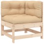 4-piece garden furniture set with solid wood cushions by vidaXL, Garden sets - Ref: Foro24-3186025, Price: 329,37 €, Discount: %