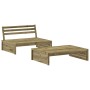 Gartenmöbel-Set 2 Stück und Kissen aus imprägnierter Kiefer\n von vidaXL, Gartensets - Ref: Foro24-3186136, Preis: 334,98 €, ...