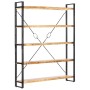 5-tier solid mango wood shelf 140x30x180 cm by vidaXL, Bookcases and shelves - Ref: Foro24-286580, Price: 351,99 €, Discount: %