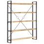 5-tier solid mango wood shelf 140x30x180 cm by vidaXL, Bookcases and shelves - Ref: Foro24-286580, Price: 351,99 €, Discount: %