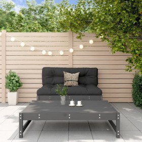 Garden furniture set 2 pieces and gray solid wood cushions by vidaXL, Garden sets - Ref: Foro24-3186104, Price: 359,60 €, Dis...