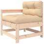 6-piece garden furniture set and solid wood cushions by vidaXL, Garden sets - Ref: Foro24-3185990, Price: 498,08 €, Discount: %