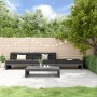 Garden furniture set 4 pieces and gray solid wood cushions by vidaXL, Garden sets - Ref: Foro24-3186139, Price: 737,99 €, Dis...