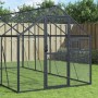 Anthracite grey aluminum birdcage 1.79x4x1.85 m by vidaXL, Feet and bird cages - Ref: Foro24-3155803, Price: 387,22 €, Discou...