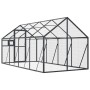 Anthracite grey aluminum birdcage 1.79x4x1.85 m by vidaXL, Feet and bird cages - Ref: Foro24-3155803, Price: 387,22 €, Discou...