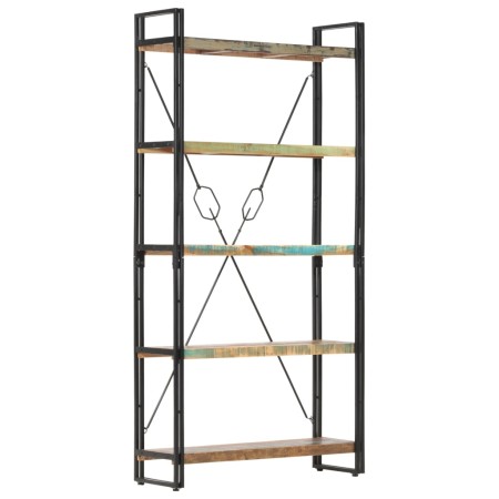 5-tier shelving made of recycled solid wood 90x30x180 cm by vidaXL, Bookcases and shelves - Ref: Foro24-286584, Price: 273,28...