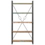 5-tier shelving made of recycled solid wood 90x30x180 cm by vidaXL, Bookcases and shelves - Ref: Foro24-286584, Price: 273,28...