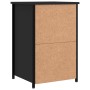 Mesita de noche madera de ingeniería negro 40x36x60 cm de vidaXL, Mesitas de noche - Ref: Foro24-825993, Precio: 65,95 €, Des...