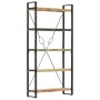 5-tier shelving made of recycled solid wood 90x30x180 cm by vidaXL, Bookcases and shelves - Ref: Foro24-286584, Price: 273,28...