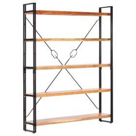 5-tier solid acacia wood shelf 140x30x180 cm by vidaXL, Bookcases and shelves - Ref: Foro24-286586, Price: 300,37 €, Discount: %