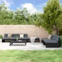 Garden furniture set 6 pieces and black solid wood cushions by vidaXL, Garden sets - Ref: Foro24-3186127, Price: 1,00 €, Disc...