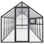 Anthrazitgraues Vogelhaus aus Aluminium 1,79 x 8 x 1,85 m von vidaXL, Füße und Vogelkäfige - Ref: Foro24-3155805, Preis: 556,...