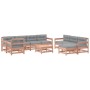 10-piece garden furniture set with Douglas fir wood cushions by vidaXL, Garden sets - Ref: Foro24-3186093, Price: 890,99 €, D...