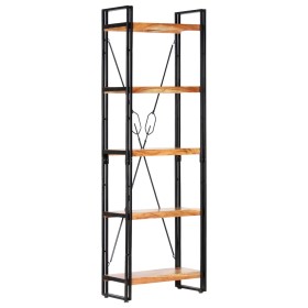 5-level solid acacia wood shelf 60x30x180 cm by vidaXL, Bookcases and shelves - Ref: Foro24-286588, Price: 188,99 €, Discount: %