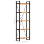 5-level solid acacia wood shelf 60x30x180 cm by vidaXL, Bookcases and shelves - Ref: Foro24-286588, Price: 192,06 €, Discount: %